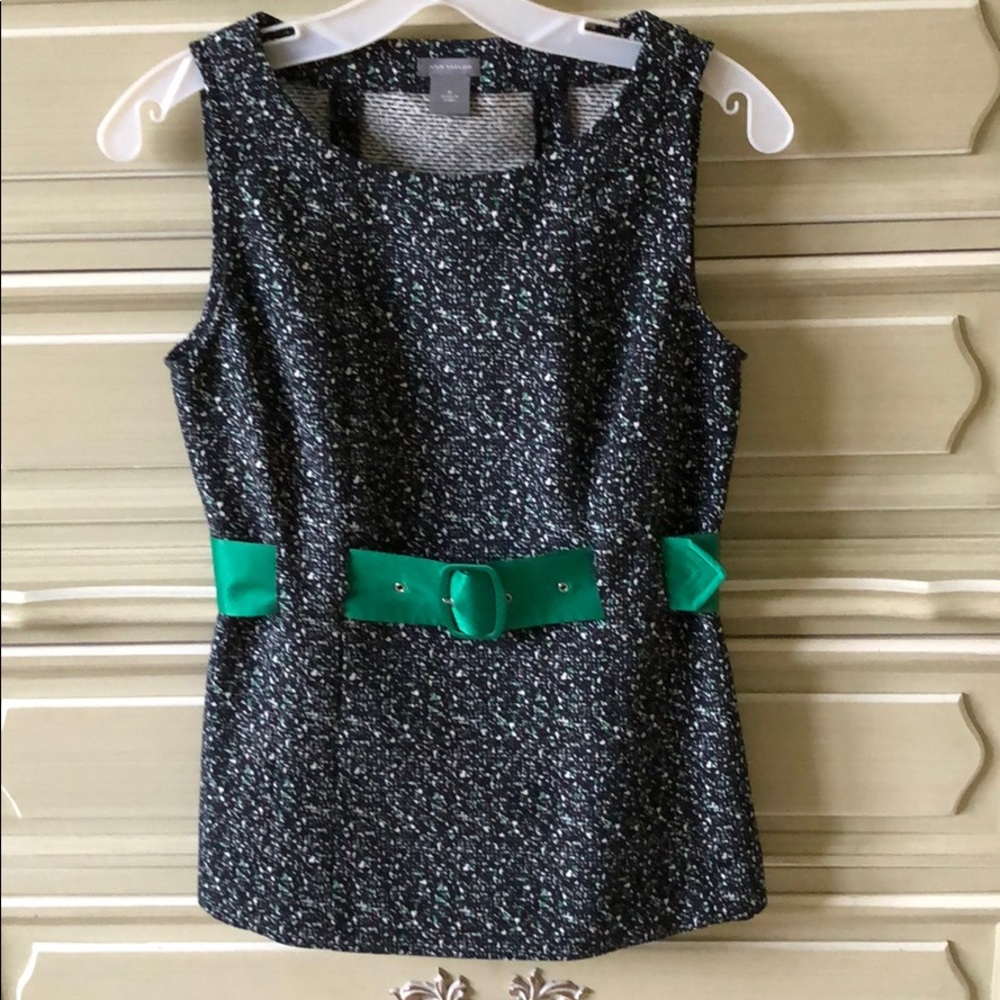 Ann Taylor Belted Blouse